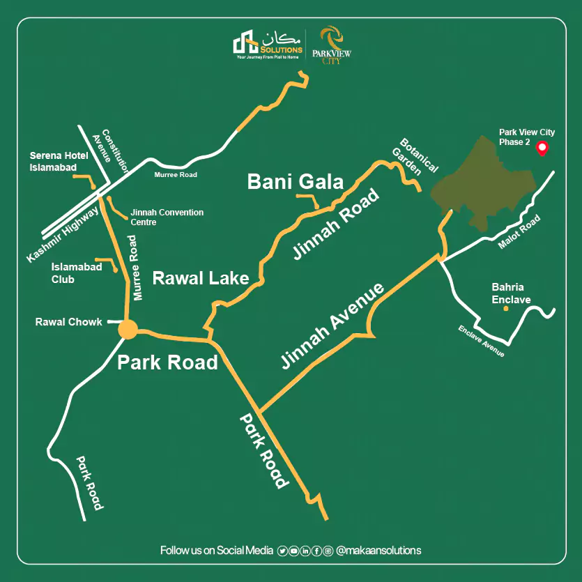 park view city phase 2 location map