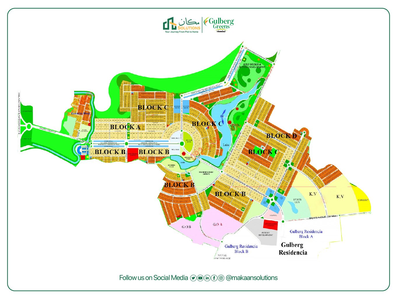 gulberg green islamabad master plan