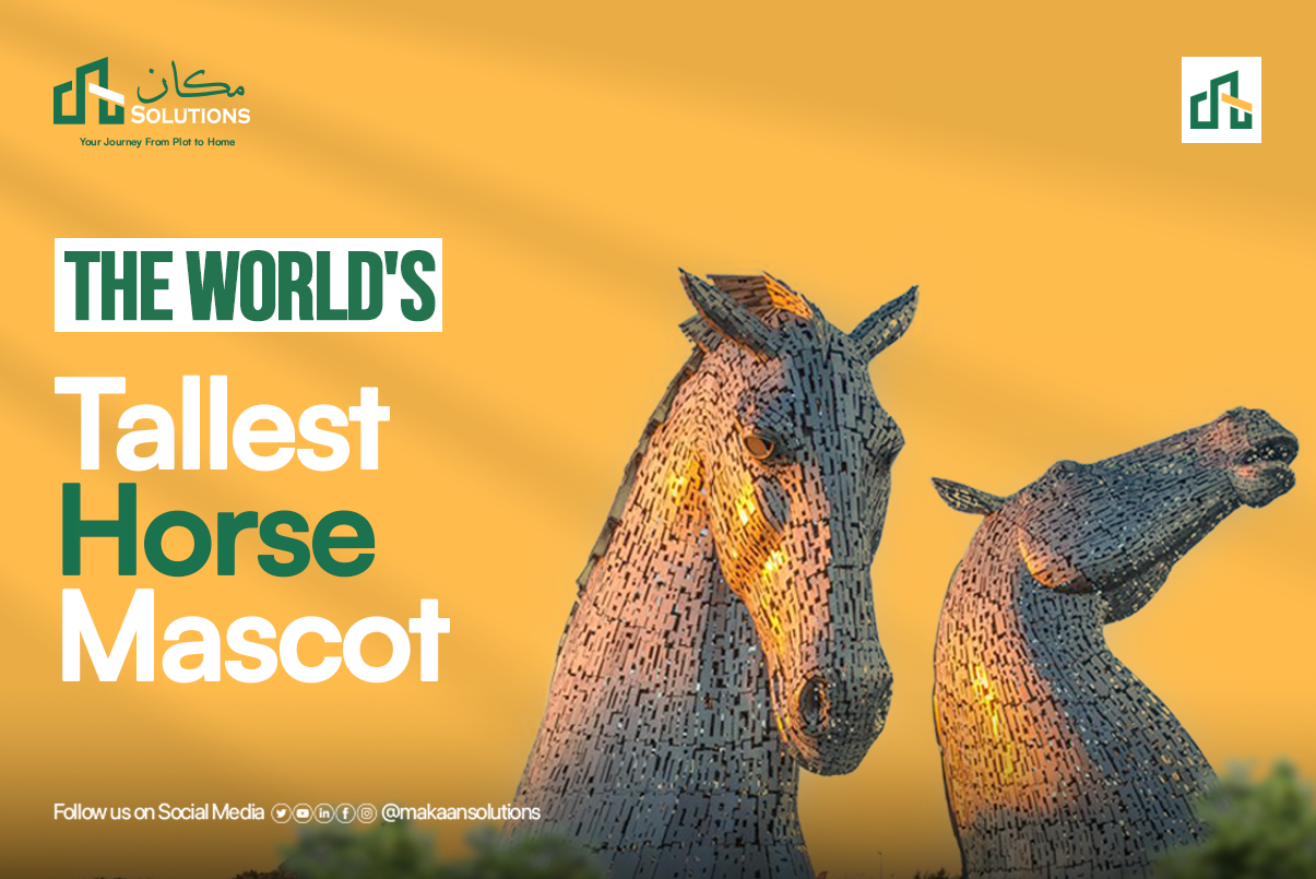 World Tallest Horse Mascot in Blue World City | Top Features, image size:1205x805