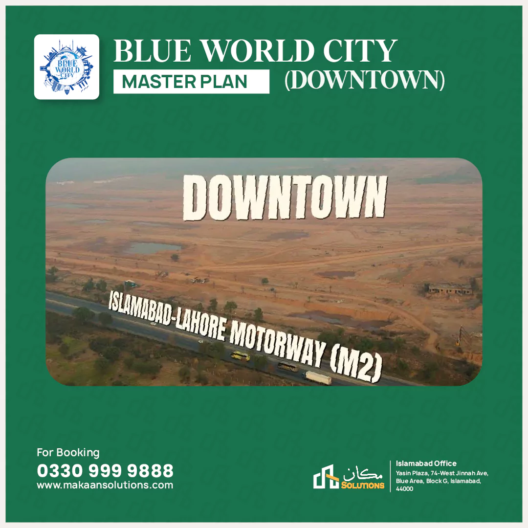 blue world city downtown master plan