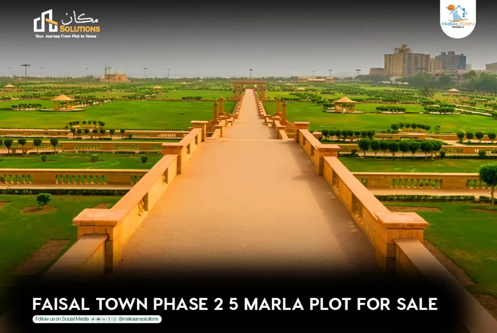 5 marla plot for sale in faisal town phase 2