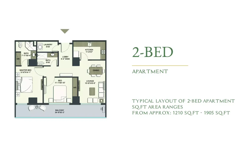 faisal heights 2 bed apartments