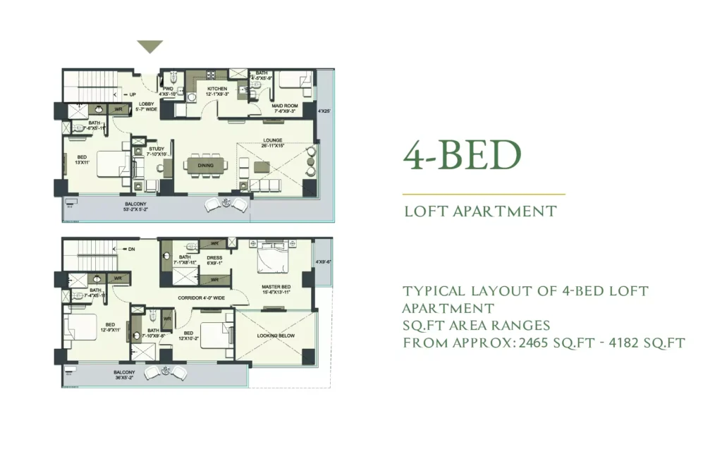 faisal heights 4 bed apartments